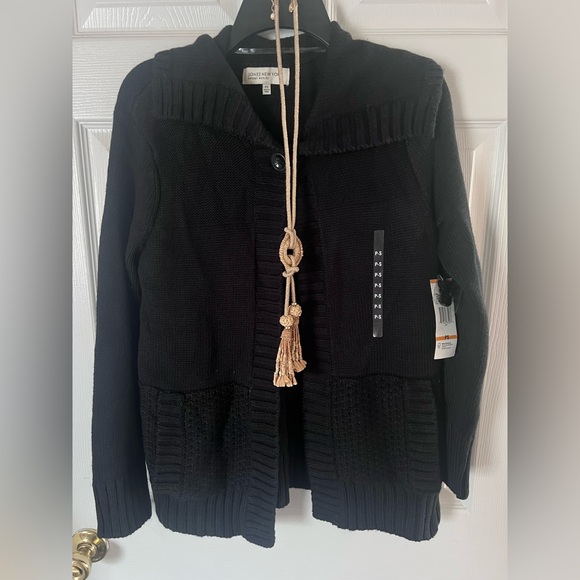 Jones New York Black Cardigan Sweater - Picture 1 of 4